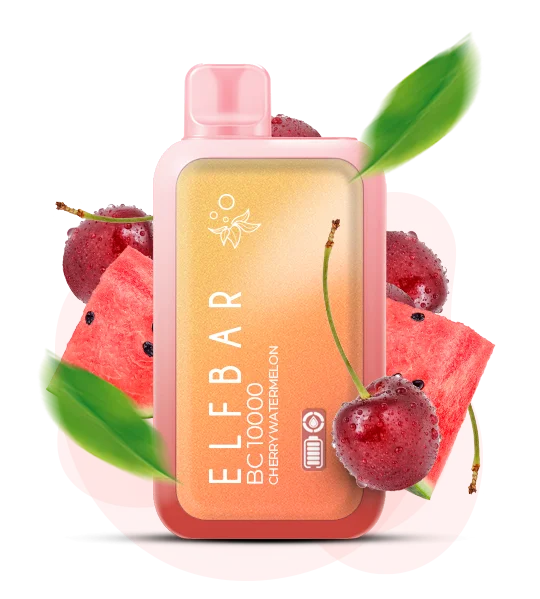 Єльфбар BC 10000 Cherry Watermelon — 🍉 Вишня, Кавун — купити в Києві з доставкою по Україні