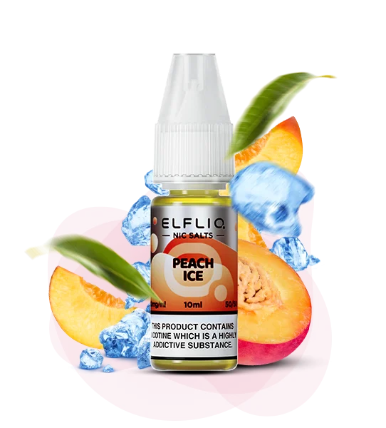 ELFLIQ Peach Ice 10мл — 🍑 Персик, Лід (ELFLIQ) — купити в Києві з доставкою по Україні