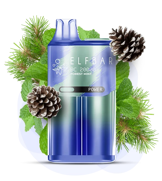 Єльфбар BC20000 Forest Mint — 🍃 Лісова М'ята — купити в Києві з доставкою по Україні