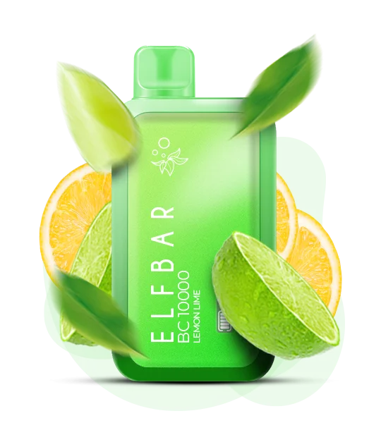 Єльфбар BC 10000 Lemon Lime — 🍋 Лимон, Лайм — купити в Києві з доставкою по Україні