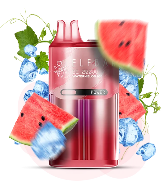 Єльфбар BC20000 Watermelon Ice — 🍉 Кавун, Лід — купити в Києві з доставкою по Україні