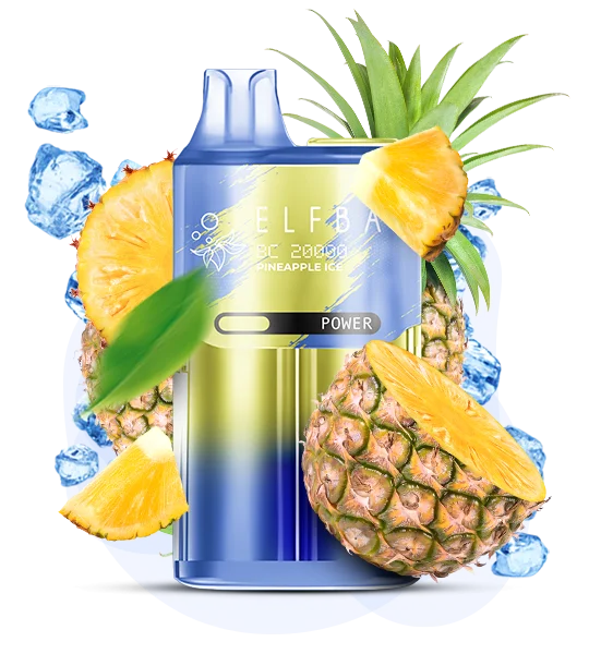 Єльфбар BC20000 Pineapple Ice — 🍍 Ананас, Лід — купити в Києві з доставкою по Україні