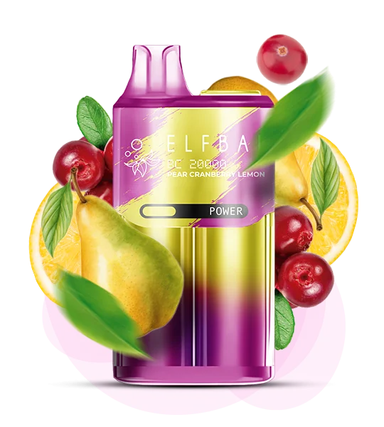 Єльфбар BC20000 Pear Cranberry Lemon — 🍐 Груша, Журавлина, Лимон — купити в Києві з доставкою по Україні