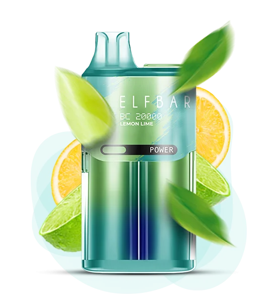 Єльфбар BC20000 Lemon Lime — 🍋 Лимон, Лайм — купити в Києві з доставкою по Україні