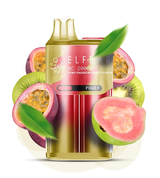 Єльфбар BC20000 Kiwi Passion Fruit Guava — 🥝 Ківі, Маракуйя, Гуава — купити в Києві з доставкою по Україні