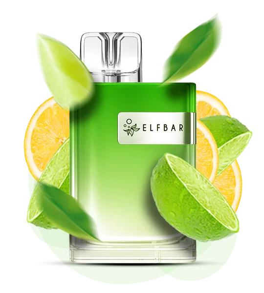 Єльфбар CR 8000 Lemon lime — 🍋 Лимон, Лайм — купити в Києві з доставкою по Україні