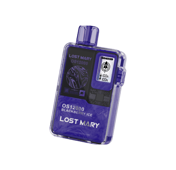 Lost Mary OS 12000 (Ожина з льодом) — 🍇 Ожина, Лід — оригінальний ELF BAR з доставкою по Україні