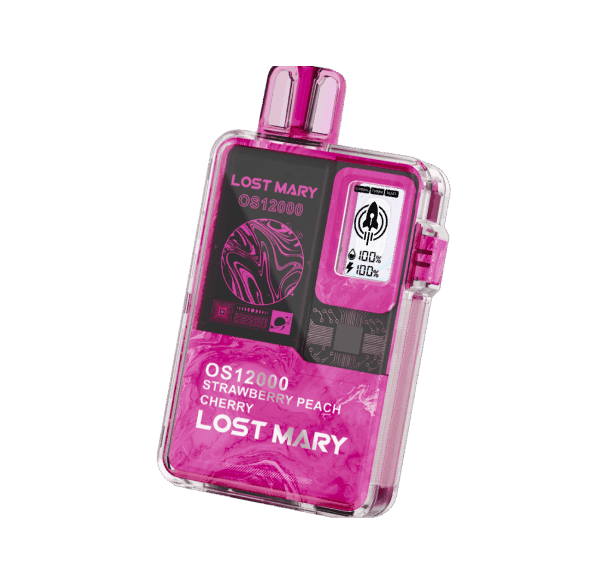 Lost Mary OS 12000 (Полуниця, Персик, Вишня) — 🍓 Полуниця, Персик, Вишня — купити в Києві з доставкою по Україні