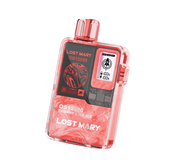 Lost Mary OS 12000 (Вишня, лайм, лід) — 🍒 Вишня, Лайм, Лід — оригінальний ELF BAR з доставкою по Україні