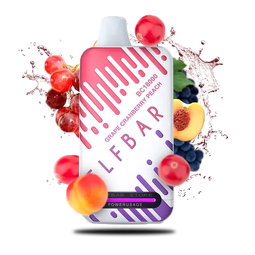 Єльфбар BC 18000 Grape Cranberry — 🍇 Виноград, Журавлина — купити в Києві з доставкою по Україні