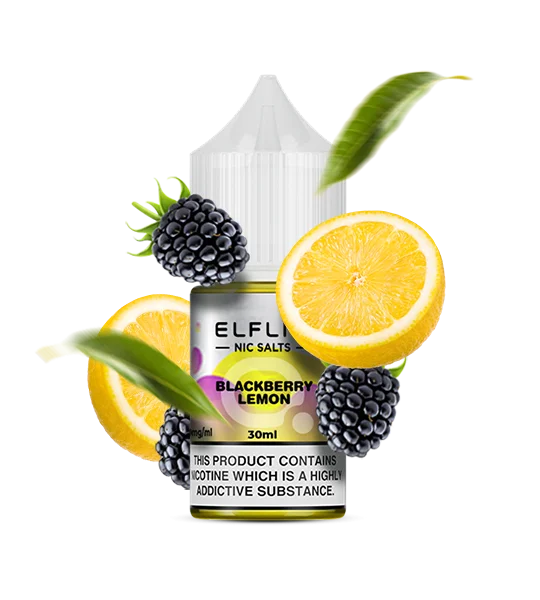 ELFLIQ Blackberry Lemon 30мл — 🍋 Ожина, Лимон — купити в Києві з доставкою по Україні