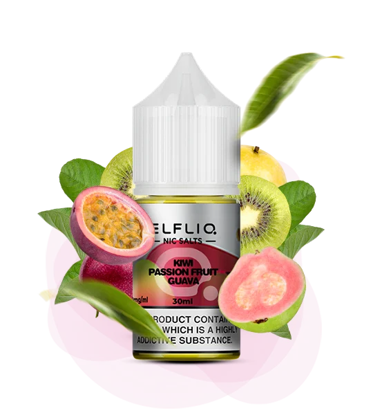 ELFLIQ Kiwi Passion Fruit Guava 30мл — 🥝 Ківі, Маракуйя, Гуава — купити в Києві з доставкою по Україні