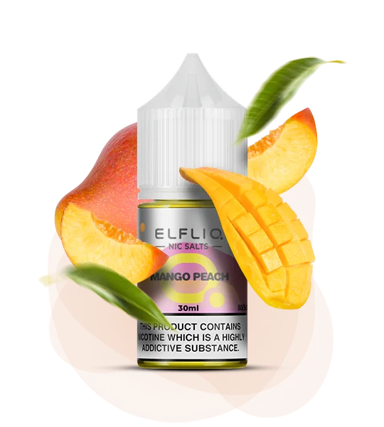 ELFLIQ Mango Peach 30 ml — 🥭 Манго, Персик — купити в Києві з доставкою по Україні