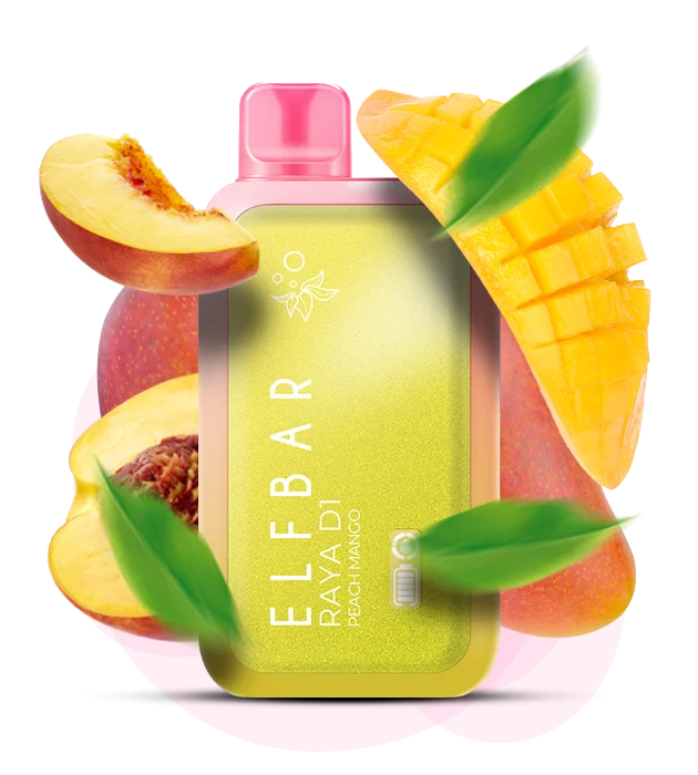 Єльфбар RAYA 13000 Peach Mango — 🥭 Персик, Манго — купити в Києві з доставкою по Україні