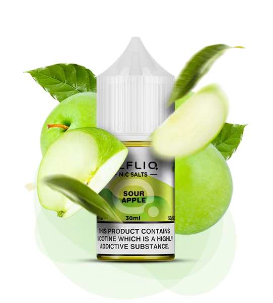 ELFLIQ Sour Apple 30 ml — 🍏 Кисле Яблуко — купити в Києві з доставкою по Україні