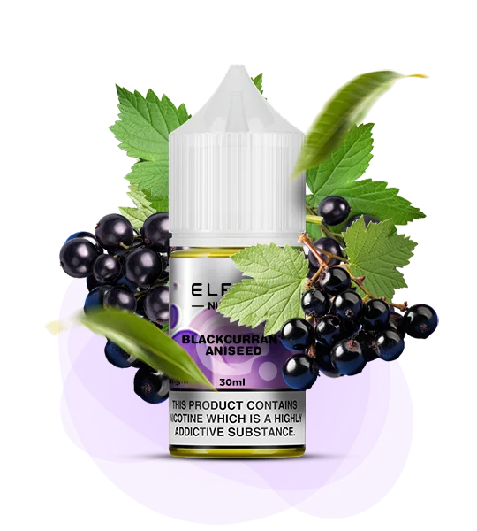 ELFLIQ Blackcurrant Aniseed 30 ml — 🫐 Чорна Смородина, Аніс — купити в Києві з доставкою по Україні