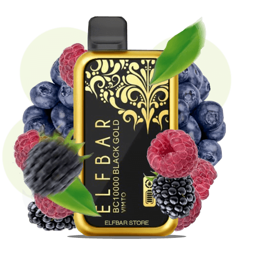 Єльфбар Black Gold Vimto — 🥤 Вімто (Black Gold) — купити в Києві з доставкою по Україні