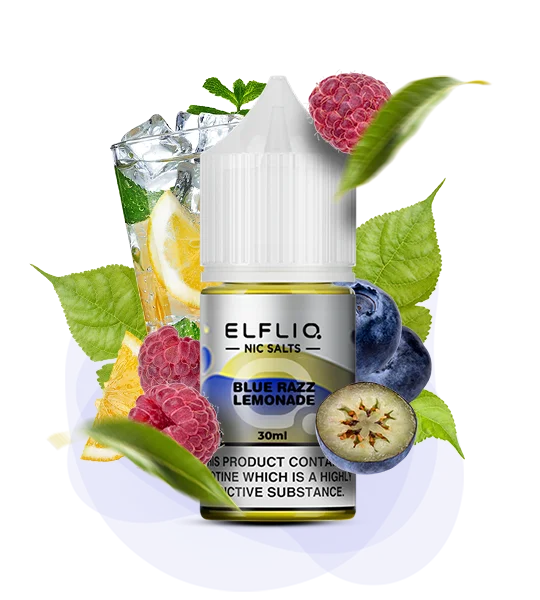 ELFLIQ Blue Razz Lemonade 30 ml — 🍹 Голуба Малина, Лимонад — купити в Києві з доставкою по Україні