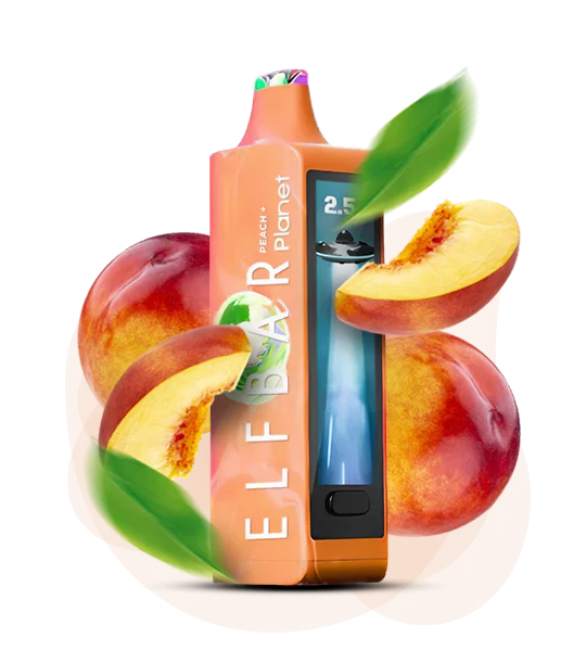 Єльфбар Planet 25000 Peach+ — 🍑 Персик — купити в Києві з доставкою по Україні