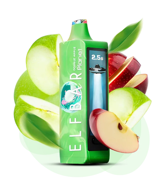 Єльфбар Planet 25000 Double Peach Lime — 🍑 Подвійний Персик, Лайм — купити в Києві з доставкою по Україні