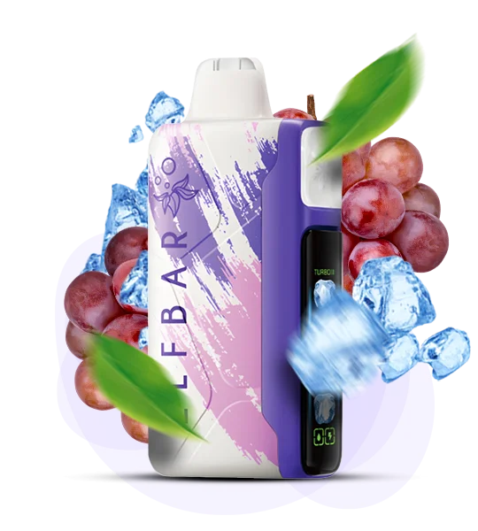 Єльфбар Ice King 30000 Grape ice — 🍇 Виноград, Лід — купити в Києві з доставкою по Україні