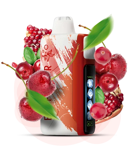 Єльфбар Ice King 30000 Cherry pomegranate cranberry — 🍒 Вишня, Гранат, Журавлина — купити в Києві з доставкою по Україні