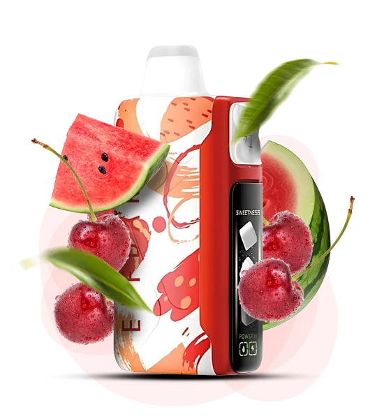 Єльфбар Sweet King 30000 Watermelon Cherry — 🍉 Кавун, Вишня — купити в Києві з доставкою по Україні