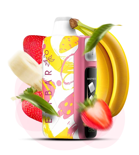 Єльфбар Sweet King 30000 Strawberry banana — 🍓 Полуниця, Банан — купити в Києві з доставкою по Україні