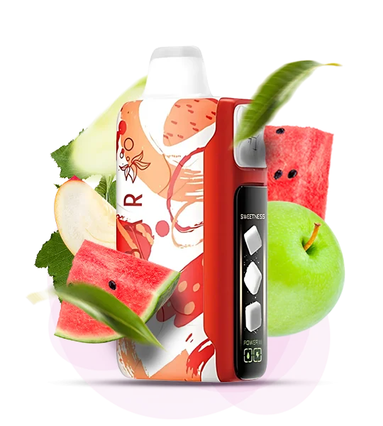 Єльфбар Sweet King 30000 Apple watermelon — 🍉 Яблуко, Кавун — купити в Києві з доставкою по Україні
