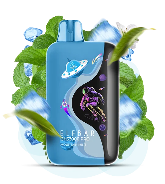 Єльфбар GH 33000 Pro Mountain Mint — ⛰️ Гірська М'ята — купити в Києві з доставкою по Україні