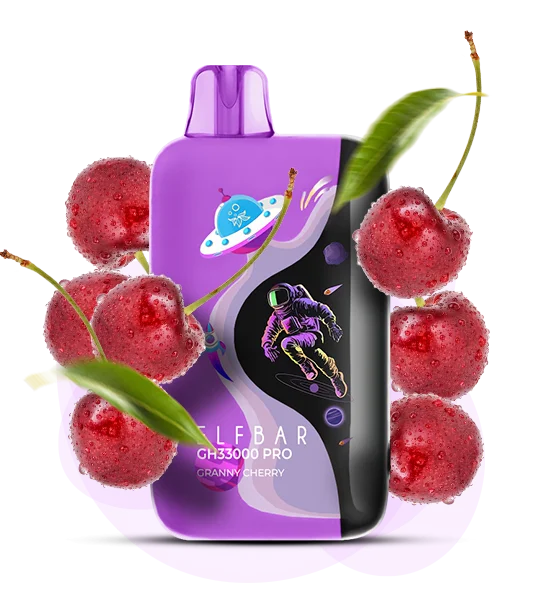 Єльфбар GH 33000 Pro Granny Cherry — 🍒 Бабусина Вишня — купити в Києві з доставкою по Україні
