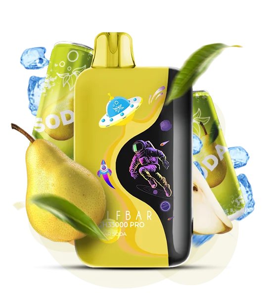 Єльфбар GH 33000 Pro Pear Soda — 🍐 Груша, Сода — оригінальний ELF BAR з доставкою по Україні
