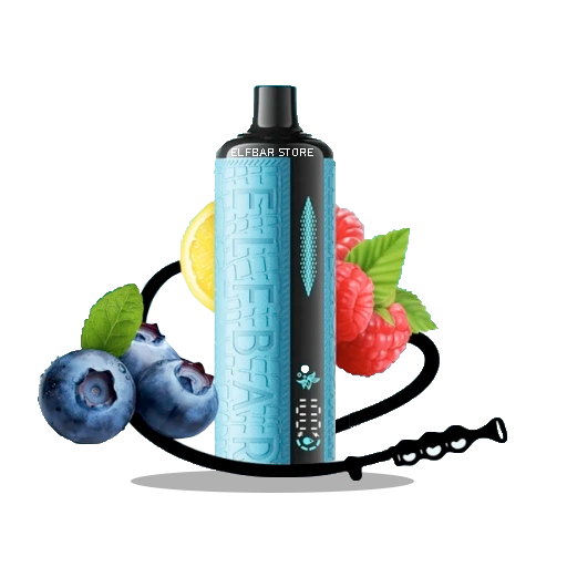 Єльфбар E-Shisha 12000 Blue Razz Lemonade — 🍹 Свіжий Лимонад, Синя Малина — купити в Києві з доставкою по Україні