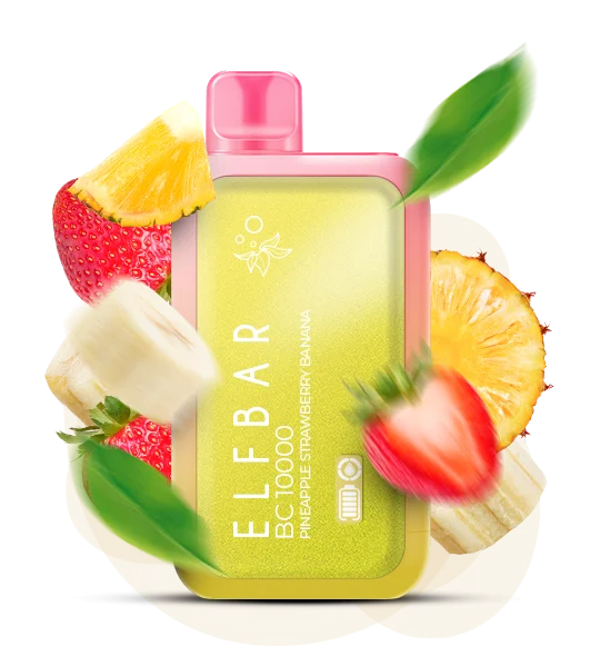 Єльфбар BC 10000 Pineapple Strawberry Banana — 🍍 Ананас, Полуниця, Банан — купити в Києві з доставкою по Україні