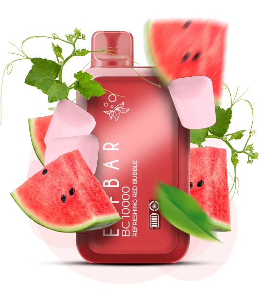 Єльфбар BC 10000 Refreshing Red Bubble — 🍉 Освіжаюча Червона Жуйка — купити в Києві з доставкою по Україні