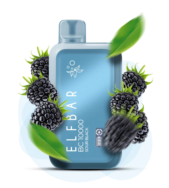 Єльфбар BC 10000 SourBlack — 🍇 Кислі Ягоди — купити в Києві з доставкою по Україні