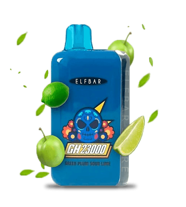 Єльфбар GH 23000 Зеленая слива с кислым лаймом — 🍋 Зелена Слива, Кислый Лайм — купити в Києві з доставкою по Україні