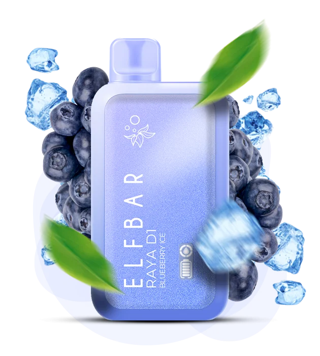 Єльфбар RAYA 13000 Blueberry Ice — 🫐 Чорниця, Лід — купити в Києві з доставкою по Україні