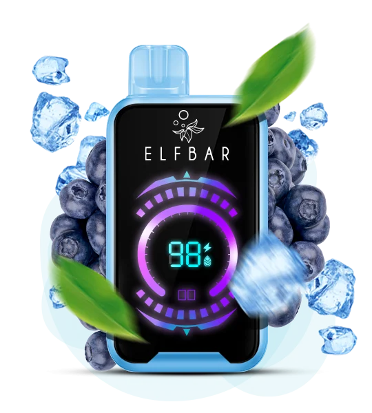 Єльфбар FS 18000 Blueberry Ice — 🫐 Чорниця, Лід — купити в Києві з доставкою по Україні
