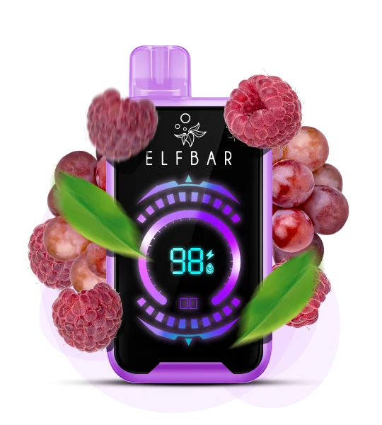 Єльфбар FS 18000 Grape Raspberry — 🍇 Виноград, Малина — купити в Києві з доставкою по Україні