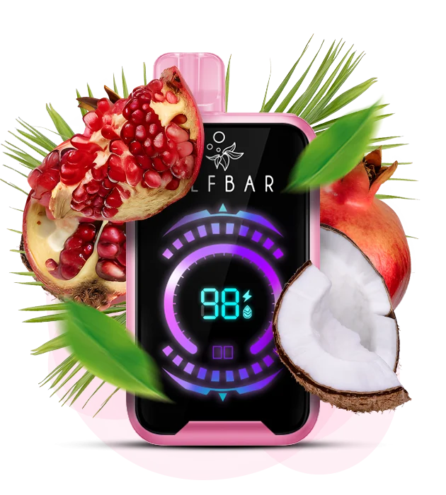 Єльфбар FS 18000 Pomegranate Coconut — 🥥 Гранат, Кокос — купити в Києві з доставкою по Україні