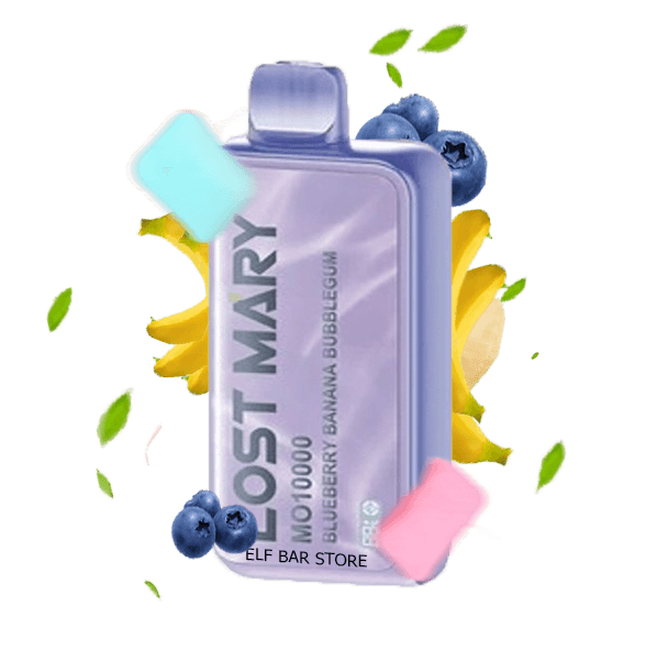 Lost Mary MO 10000 Blueberry Banana Bubblegum — 🫐 Чорниця, Банан, Жуйка (Lost Mary) — купити в Києві з доставкою по Україні