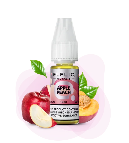ELFLIQ Apple Peach 10мл — 🍑 Яблуко, Персик (ELFLIQ) — купити в Києві з доставкою по Україні