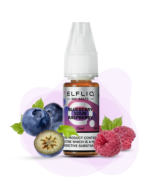 ELFLIQ Blueberry Sour Raspberry 10мл — 🫐 Чорниця, Кисла Малина (ELFLIQ) — купити в Києві з доставкою по Україні